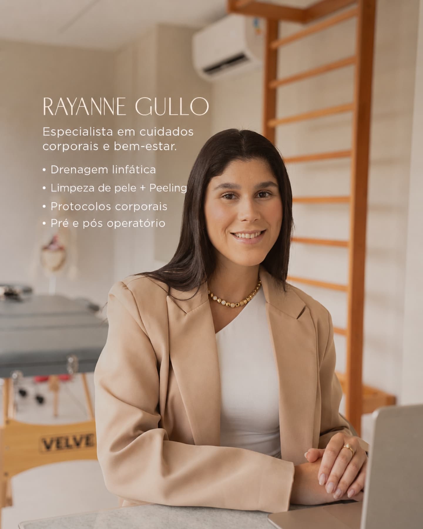 Rayanne Gullo, especialista em cuidados corporais do Instituto Aran